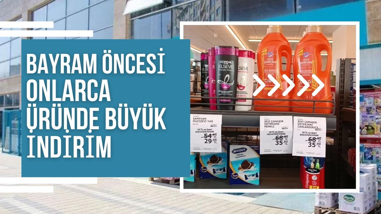 Bayram öncesi A101’de ki bu indirimleri kaçırmayın! Tüm fiyatları videoyla görüntüledik