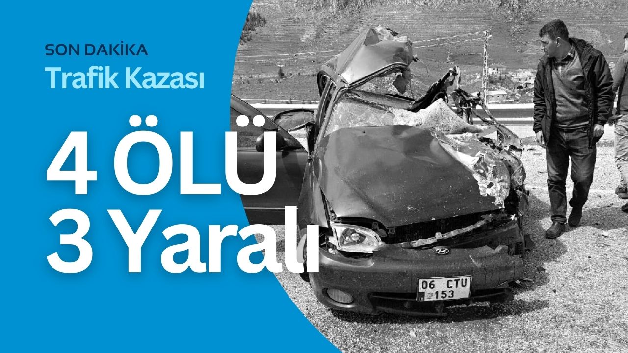 Köpeğe çarpmak istemedi 4 kişi hayatını kaybetti!