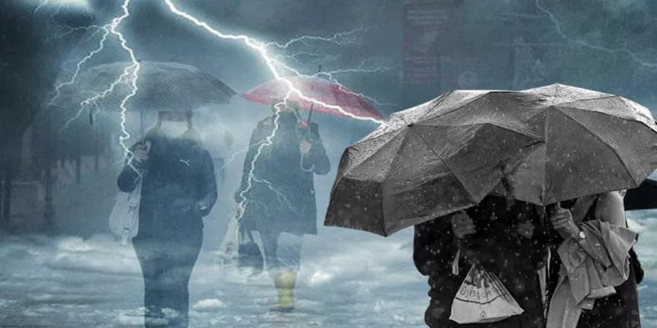 MGM'den 25 Nisan Bugün için uyarı! Rapor yayımlandı: 4 bölge sağanak etkisinde sel, şiddetli fırtına ve...