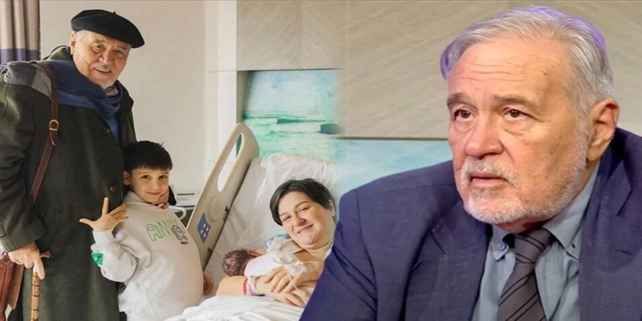 Ünlü tarihçi Prof.Dr.İlber Ortaylı dede oldu! Torunuyla sevgi pozu! “Torun sevgisi bir başka!”