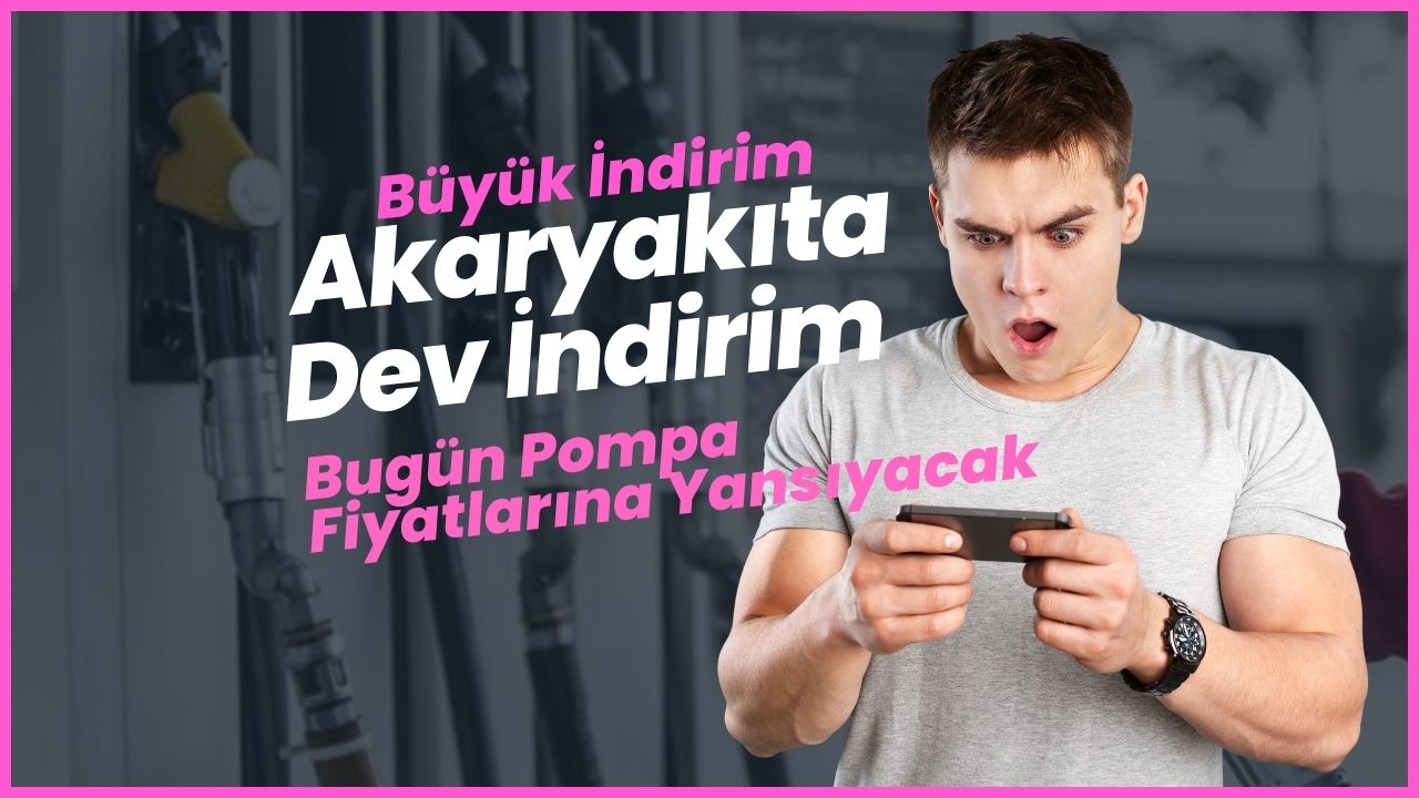 Petrol fiyatları düşerken bugün akaryakıt fiyatlarına büyük indirim geldi!