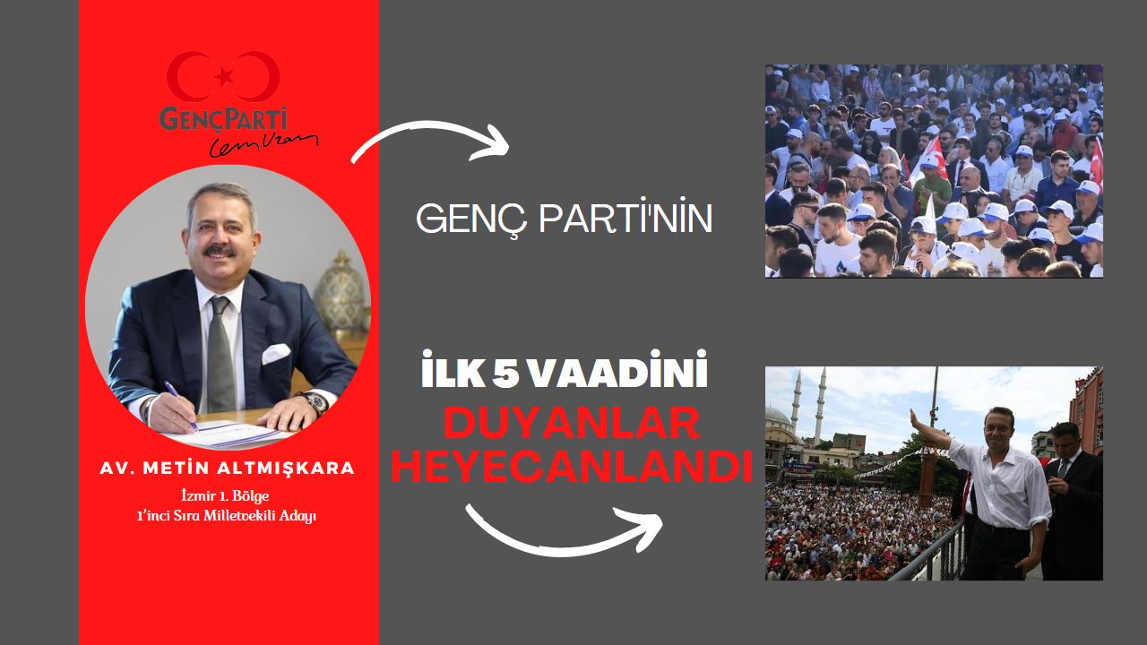 Genç Parti’nin ilk yapacakları 5 seçim vaadini duyanlar heyecanlandı!