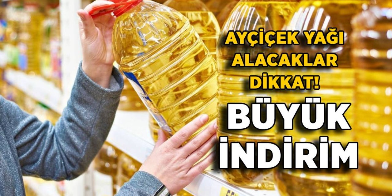 4 L Ayçiçek Yağı 99 TL!