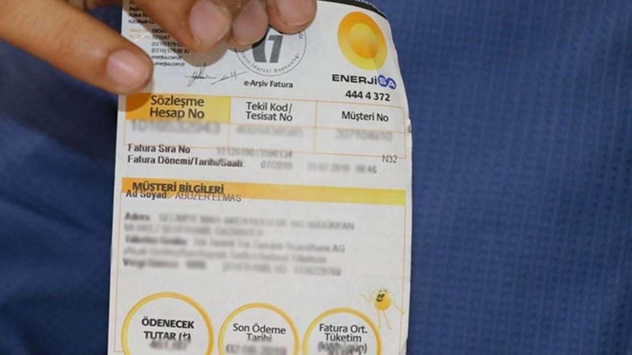 Ankara’da evine EnerjiSA elektrik faturası gelenler:  150 TL…