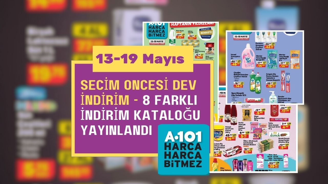 A101’de seçim indirimi! Fiyatlar oldukça düşürüldü