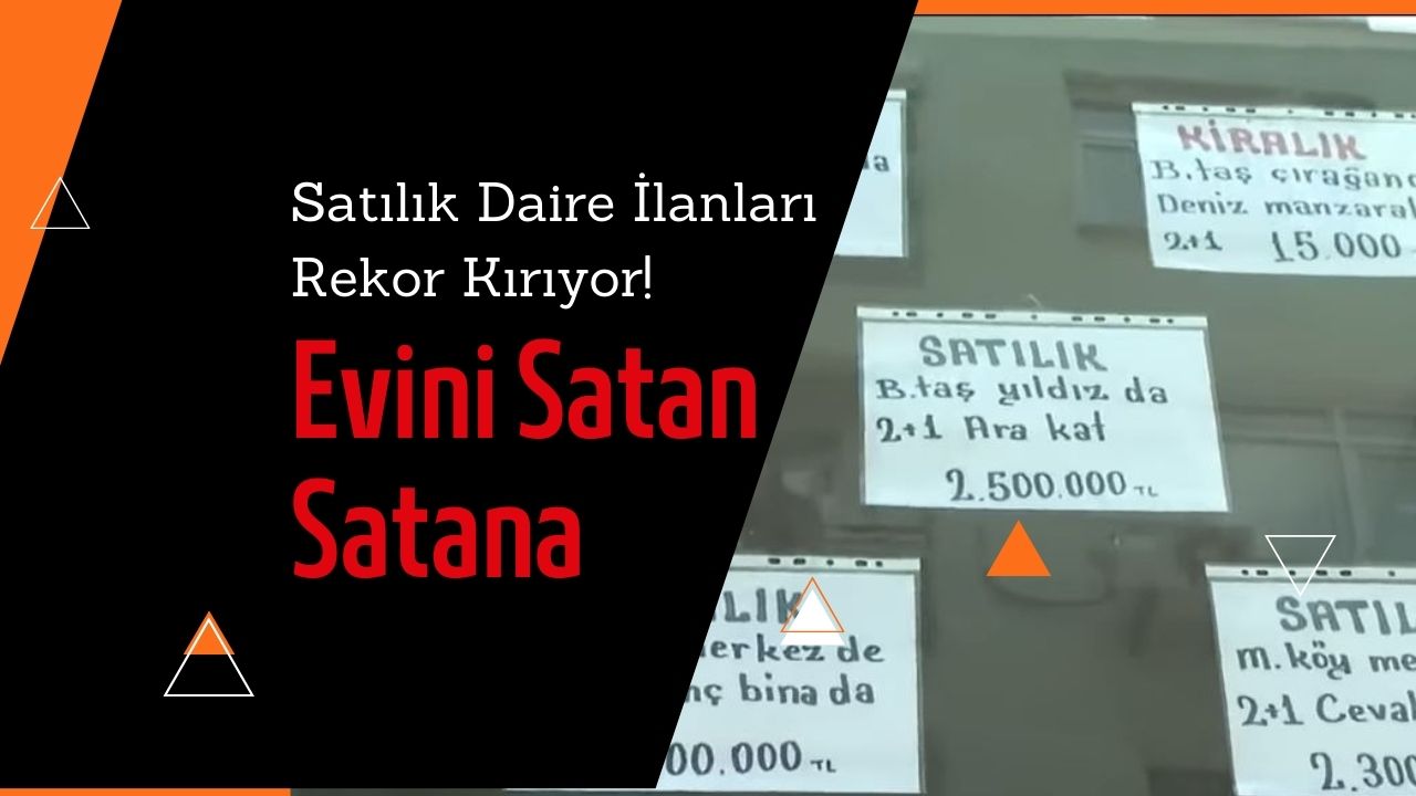 Satılık daire ilanları çoğalıyor ama alan yok!