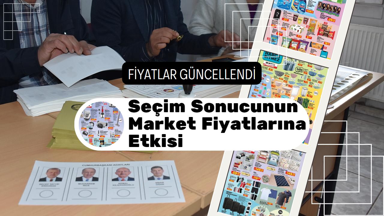 Seçim sonucunun market fiyatlarına etkisi! A101 18 Mayıs’tan itibaren geçerli yeni fiyatlarını duyurdu