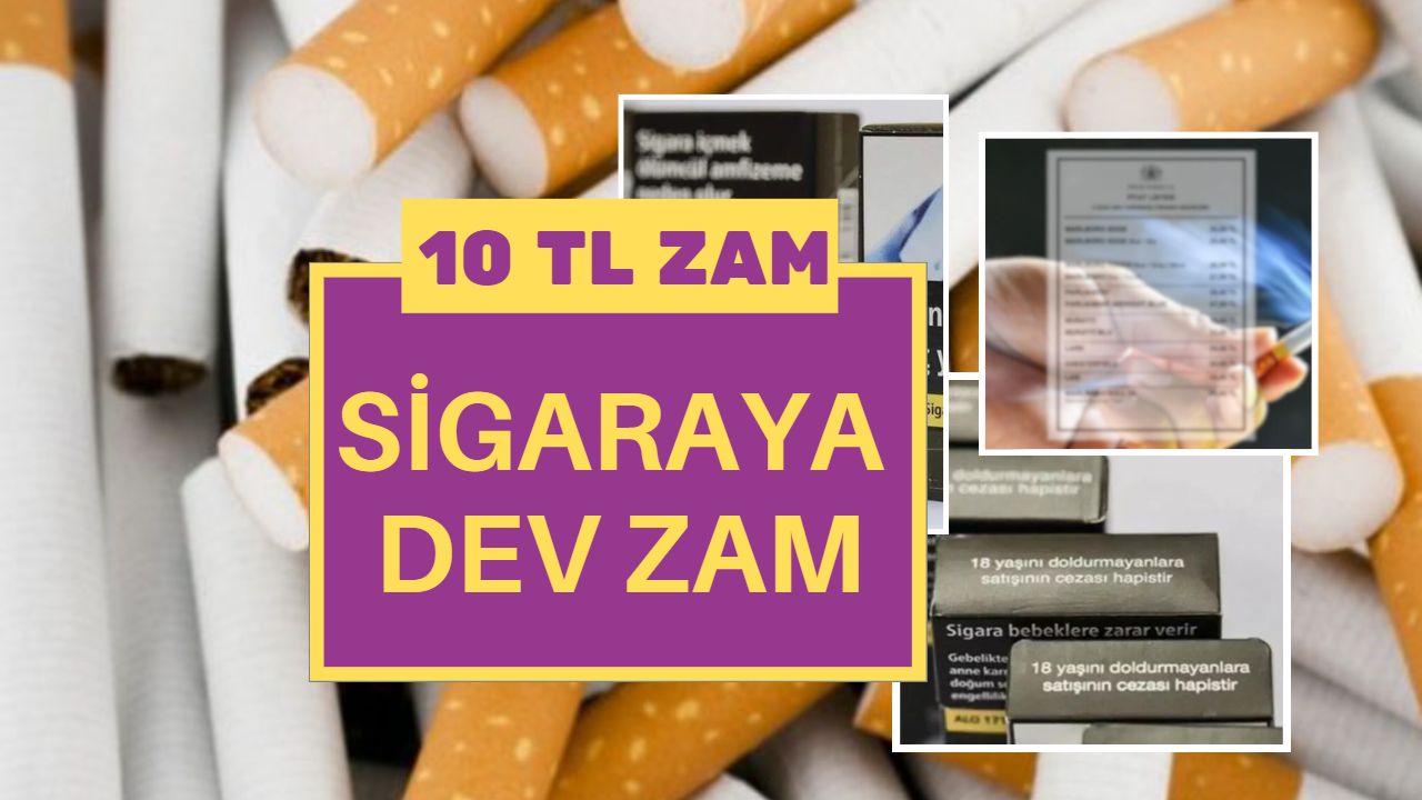 Sigaraya 10 TL birden zam herkesi şok etti!