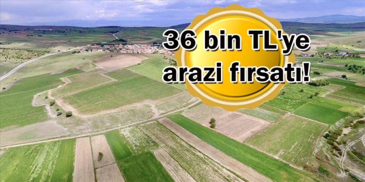 Motosiklet fiyatına arazi! 36 Bin TL'ye arazi sahibi olabilirsiniz! Milli Emlak'tan satılık herkes başvurabilir