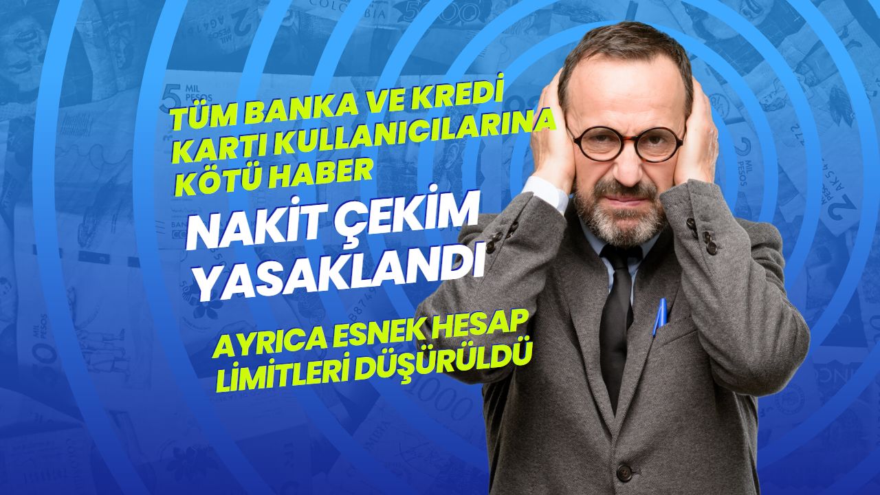 Tüm kredi kartı kullanıcılarına kötü haber: Hepsi iptal edildi!