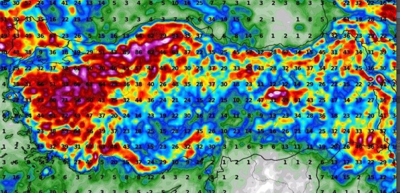Kırmızı ve mor yerler yağışa doyacak: Türkiye’nin tüm illerini ilgilendiren açıklama yapıldı! 10 gün…