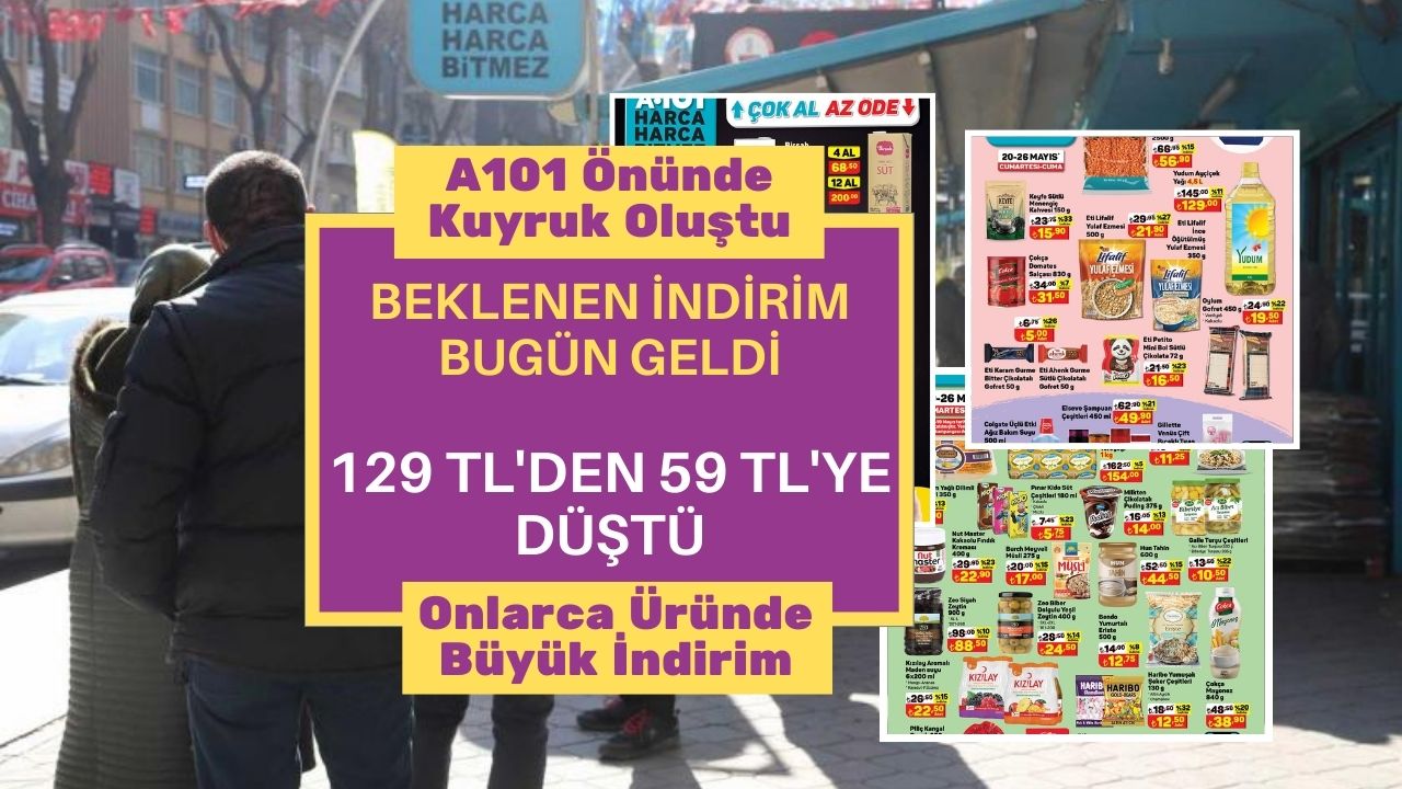 A101’in önceden duyurduğu indirimler bugün başladı! 129,90 TL’den 59 TL’ye düştü