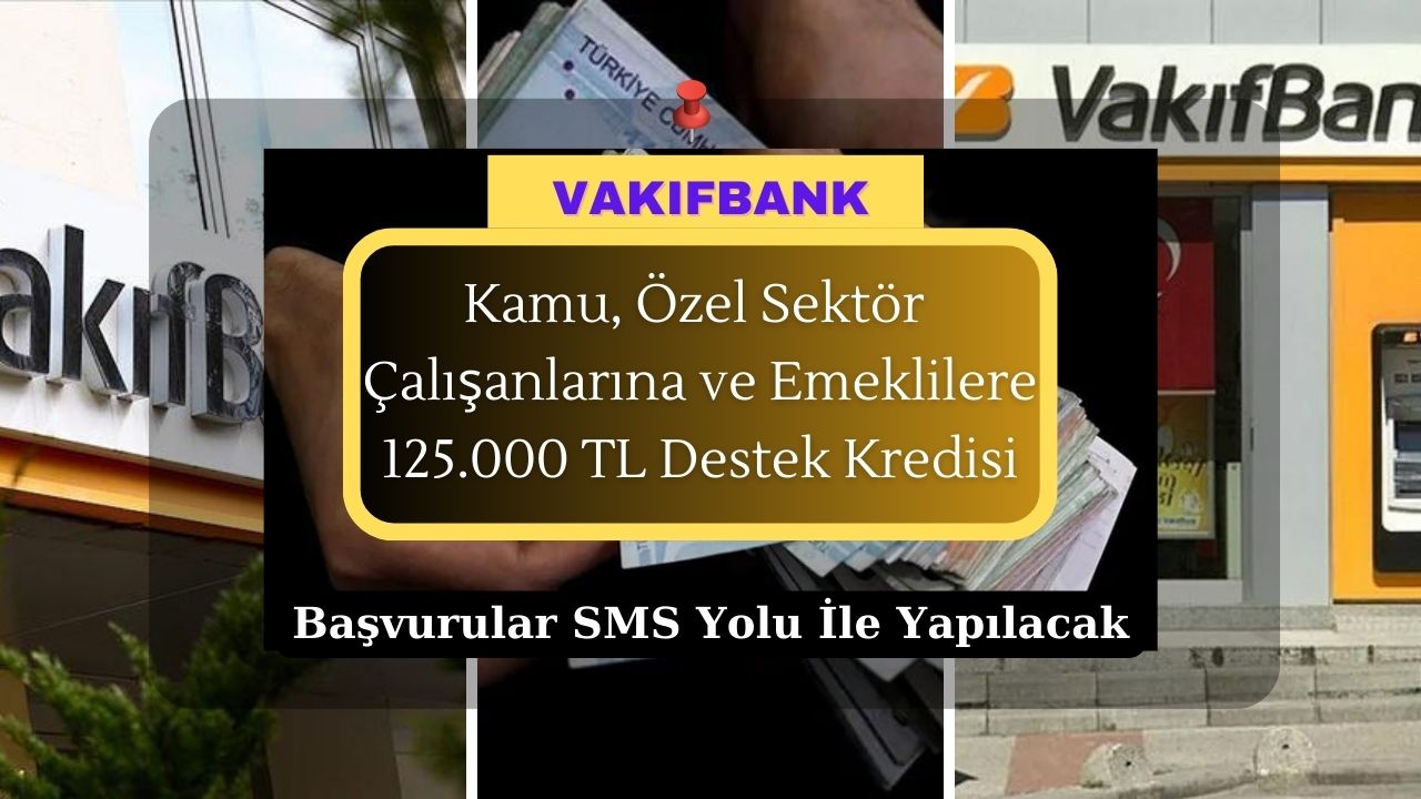 Kamu, özel sektör çalışanlarına ve emeklilere 125 bin TL’ye kadar destek kredisi verilecek!