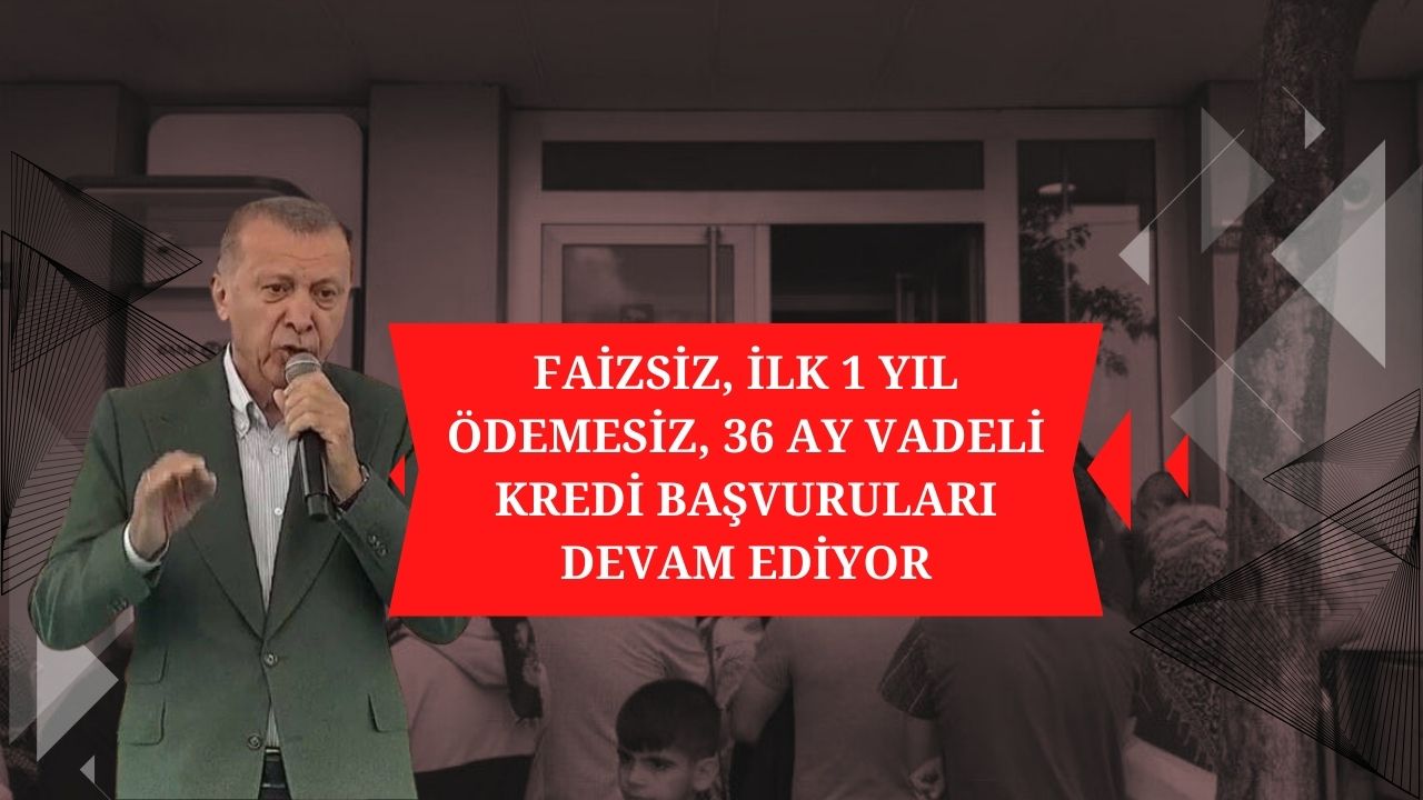 Ziraat Bankası’nın faizsiz, ilk 1 yıl ödemesiz 36 ay vadeli kredi başvuruları devam ediyor!