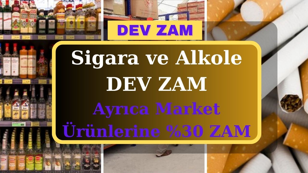 Seçim sonrası ilk zam sigara ve alkole oldu!