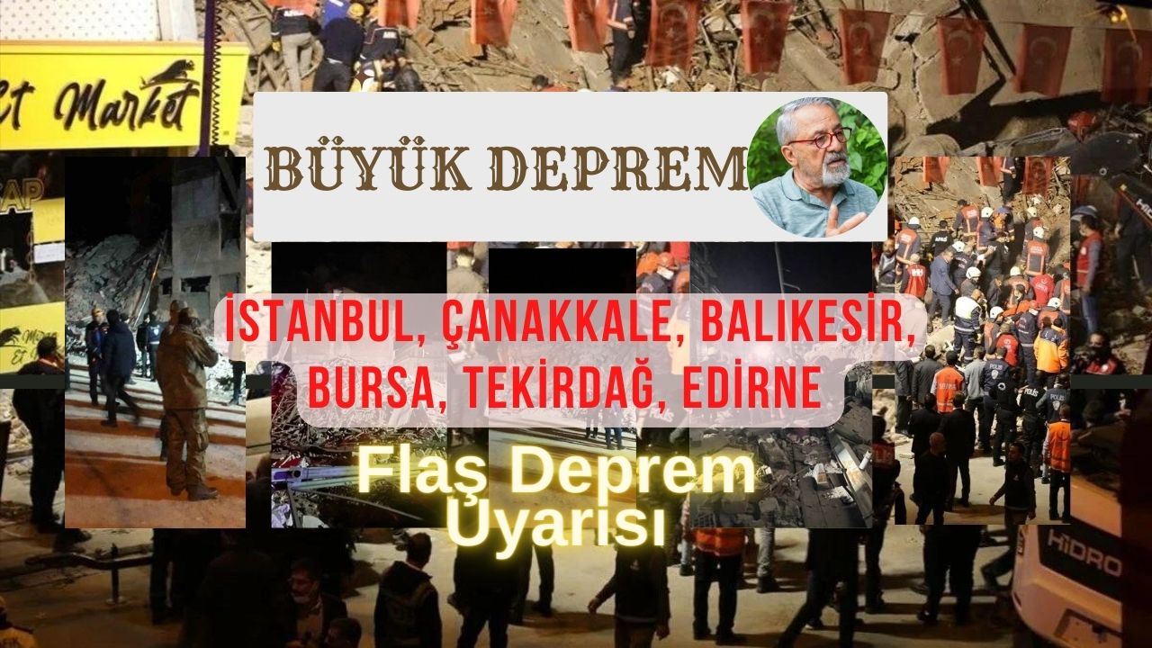 Büyük deprem: İstanbul, Çanakkale, Balıkesir, Bursa, Tekirdağ, Edirne için flaş uyarı!