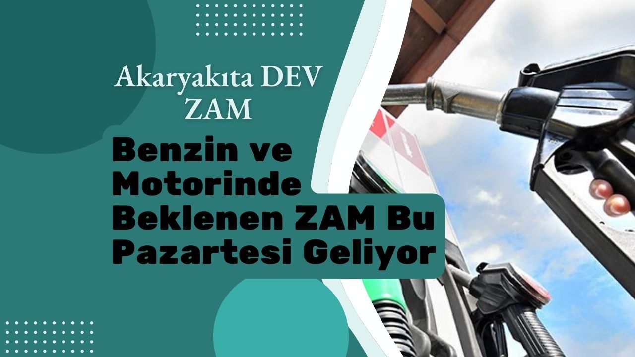 Akaryakıta beklenen zam bu pazartesi günü geliyor! Petrol fiyatları ve dolar kurundaki yükseliş bugünde devam etti!