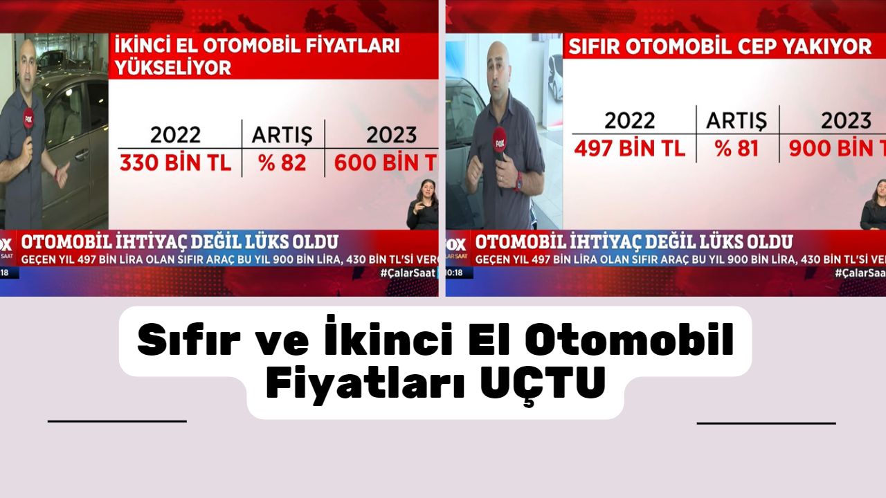 En düşük sıfır araç fiyatı 497 in TL’den 900 bin TL’ye çıktı!