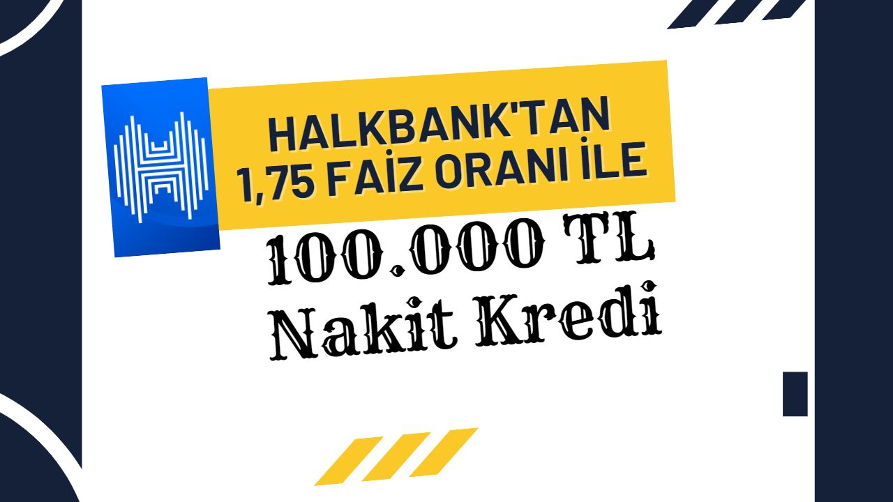 Emekli olacaklara Halkbank yüzde 1,75 faiz oranı ile kredi desteği sağlayacak!