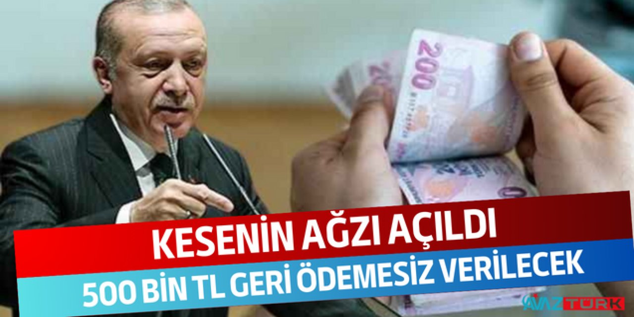Bakanlık kesenin ağzını açtı: 500 BİN TL GERİ ÖDEMESİZ tüm hanelere destek ödemesi yapılıyor