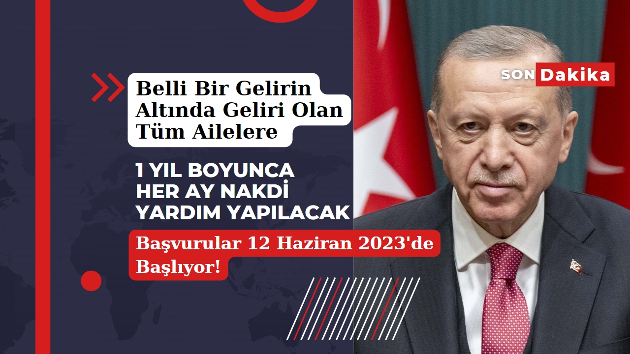 Belli bir gelirin altında olan tüm ailelere bir yıl boyunca her ay nakdi yardım yapılacak!