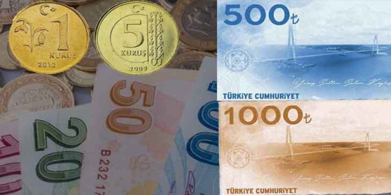 Türk Lirası'nda yeni gelişme! DARPHANE'DEN yeni 1 TL, 5 Kuruş, 500 TL ve 1000 TL basımı