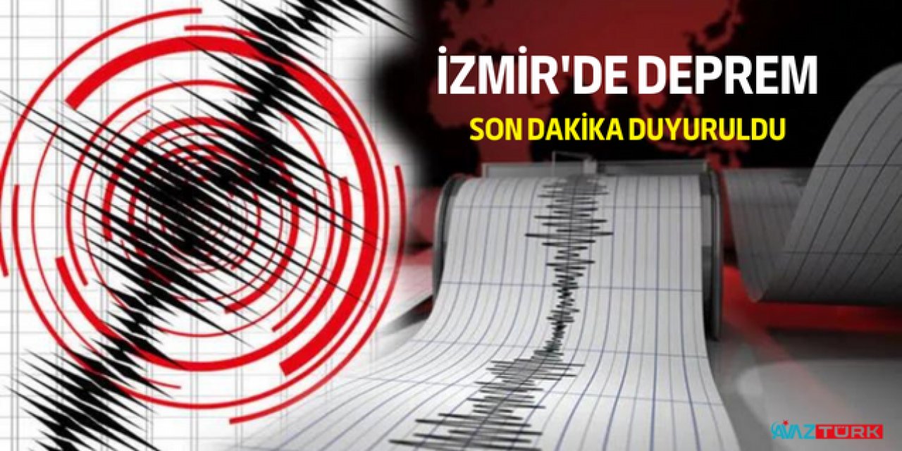 Son dakika! AFAD ve KANDİLLİ'den ortak açıklama: İzmir'de 3.9 büyüklüğünde deprem oldu