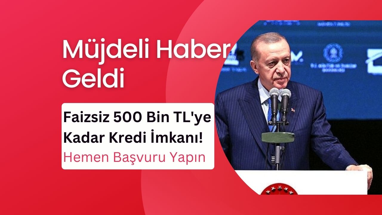 Halkbank’tan müjdeli haber geldi: faizsiz 500 bin TL'ye kadar kredi imkanı!