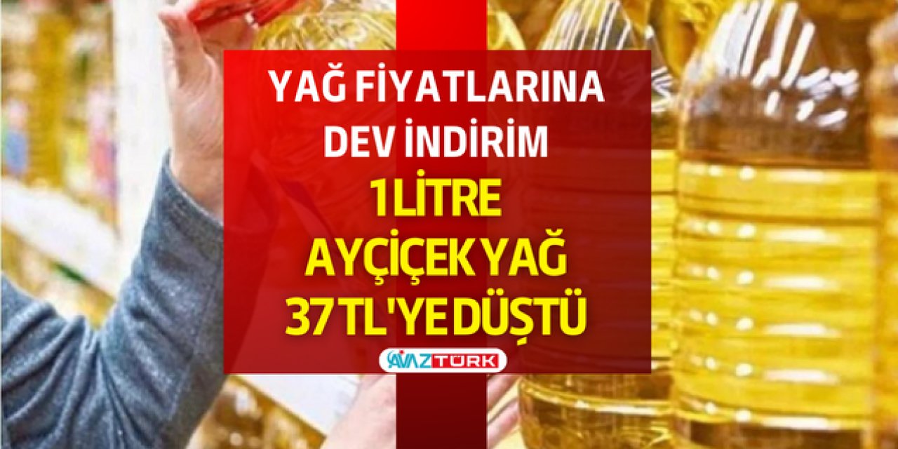 Su fiyatına yağ! DEV İNDİRİM o markette bugün başladı: 1 Litre Ayçiçek yağı 37 TL