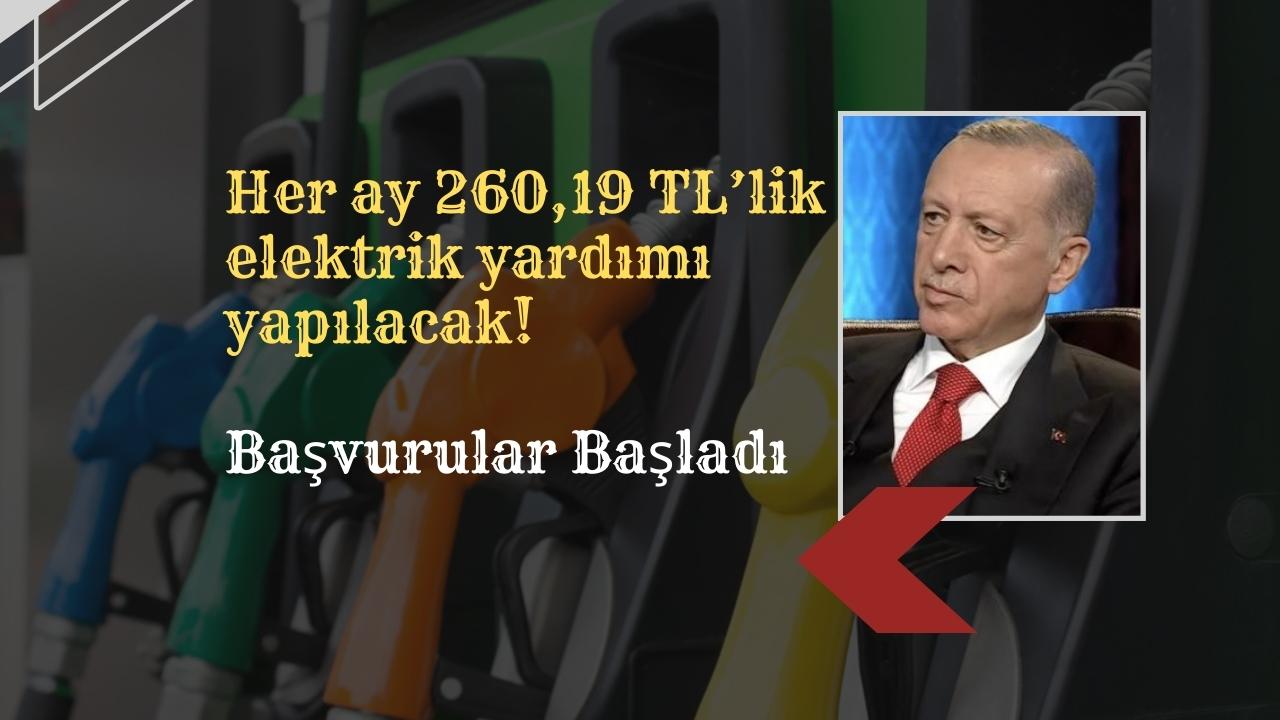 Her ay 260,19 TL’lik elektrik yardımı yapılacak! Hemen başvuru yapın