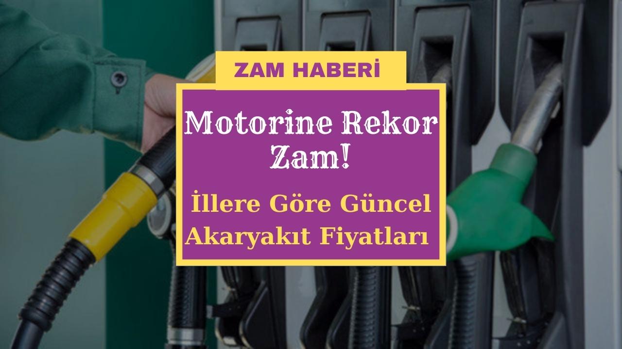 Motorine rekor zam! İşte İllere Göre Güncel Akaryakıt Fiyatları