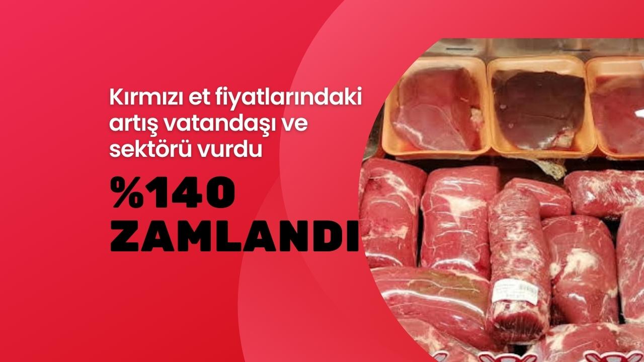 Kırmızı et fiyatlarındaki artış vatandaşı ve sektörü vurdu
