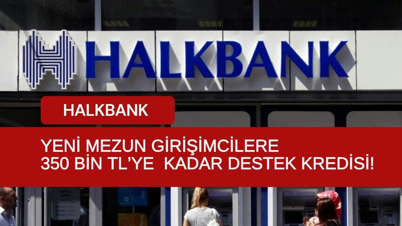 Halkbank’tan Yeni Mezun Girişimcilere 350 Bin TL’ye Kadar Destek Kredisi!