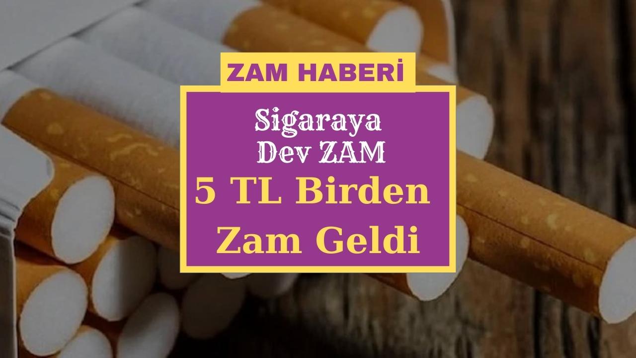 Sigara Fiyatlarına 5 TL Zam Geldi: İşte Yeni Fiyat Listesi