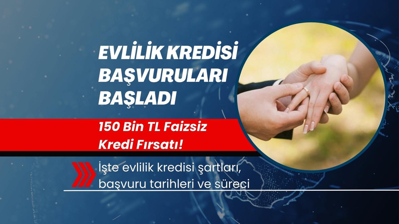 Evlilik Kredisi Başvuruları Başladı mı? Yeni Evlenecek Çiftlere 150 Bin TL Faizsiz Kredi Fırsatı!