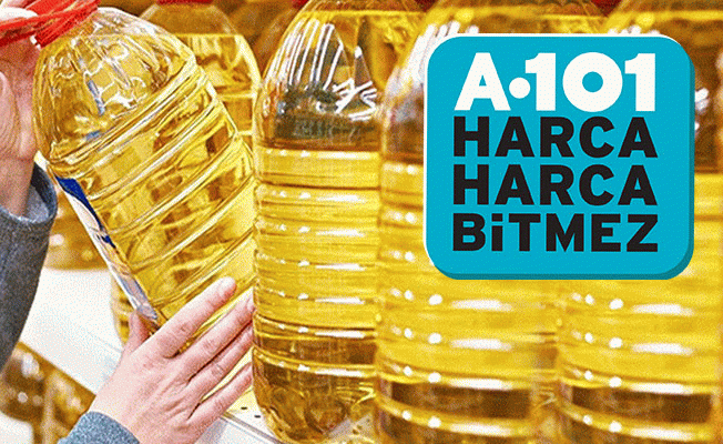 A101'de 1 Litre Ayçiçek yağı 39 TL'ye düştü! 4,5 L olarak satılan yağın son satışı 21 Temmuz yetişen alıyor