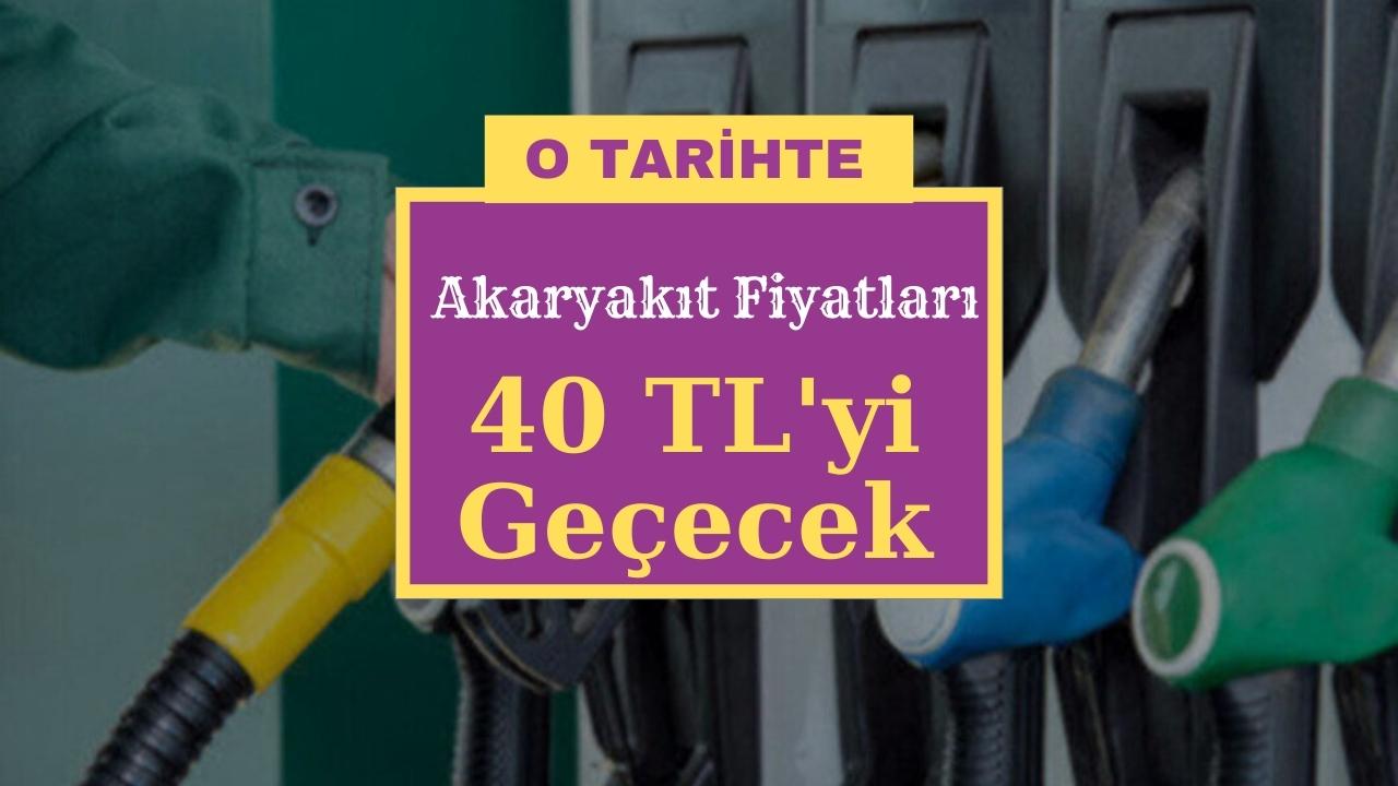 Remzi Özdemir tarih vererek akaryakıt fiyatlarının 40 TL’yi geçeceğini söyledi!