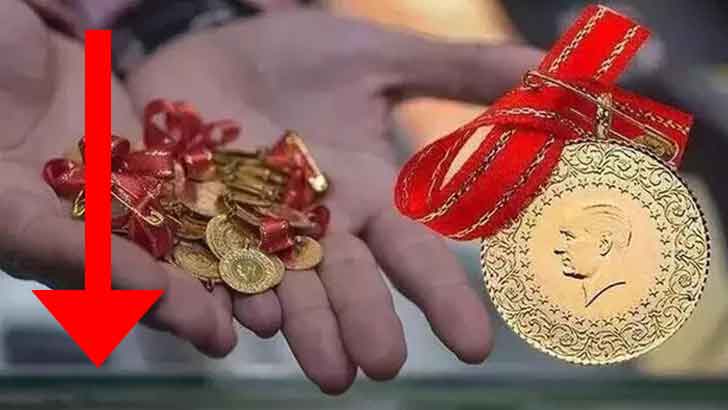 ALTIN DÜŞTÜ! Gram altın 1500 TL'ye, Çeyrek 2500'e Yarım altın ise 5 Bin TL'ye geriliyor: Altın almak isteyenler acele etsin