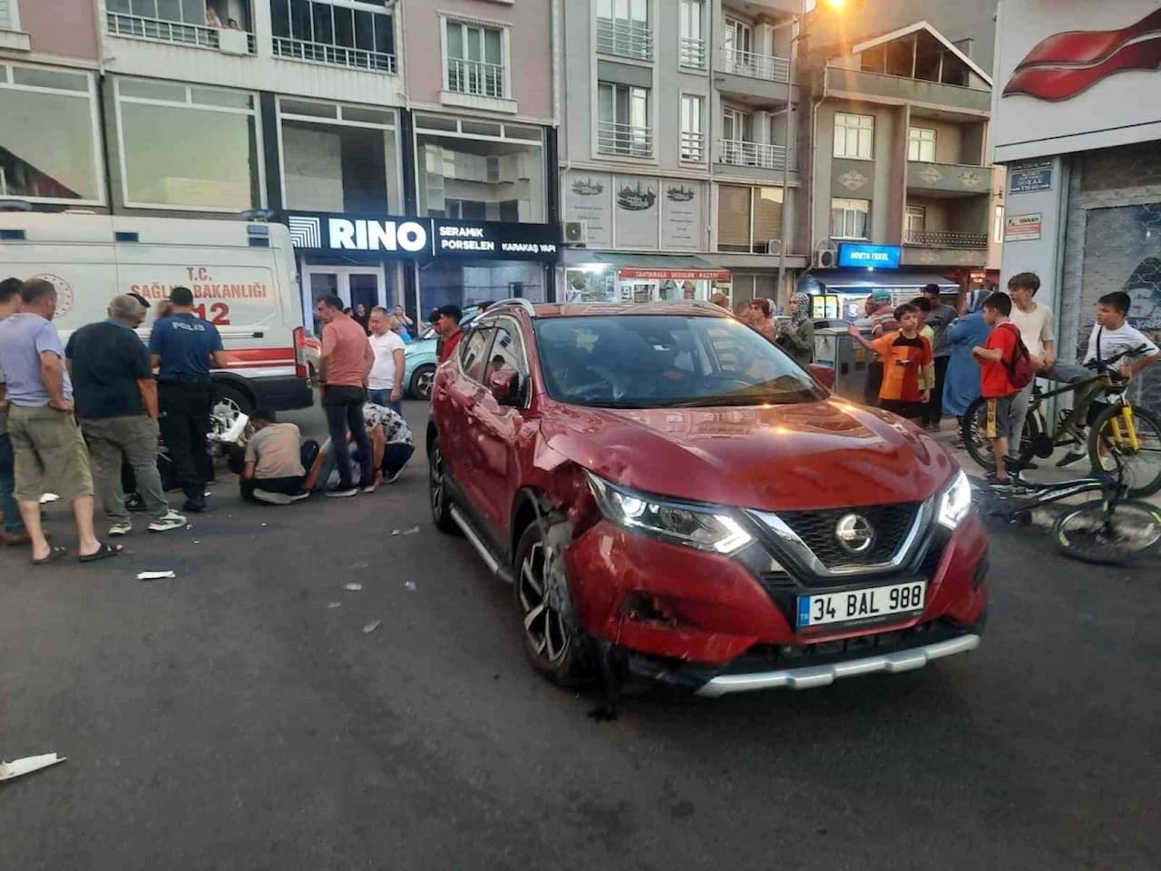 Tekirdağ Kurtpınar Mahallesi’nde motosiklet kazası: 1 yaralı