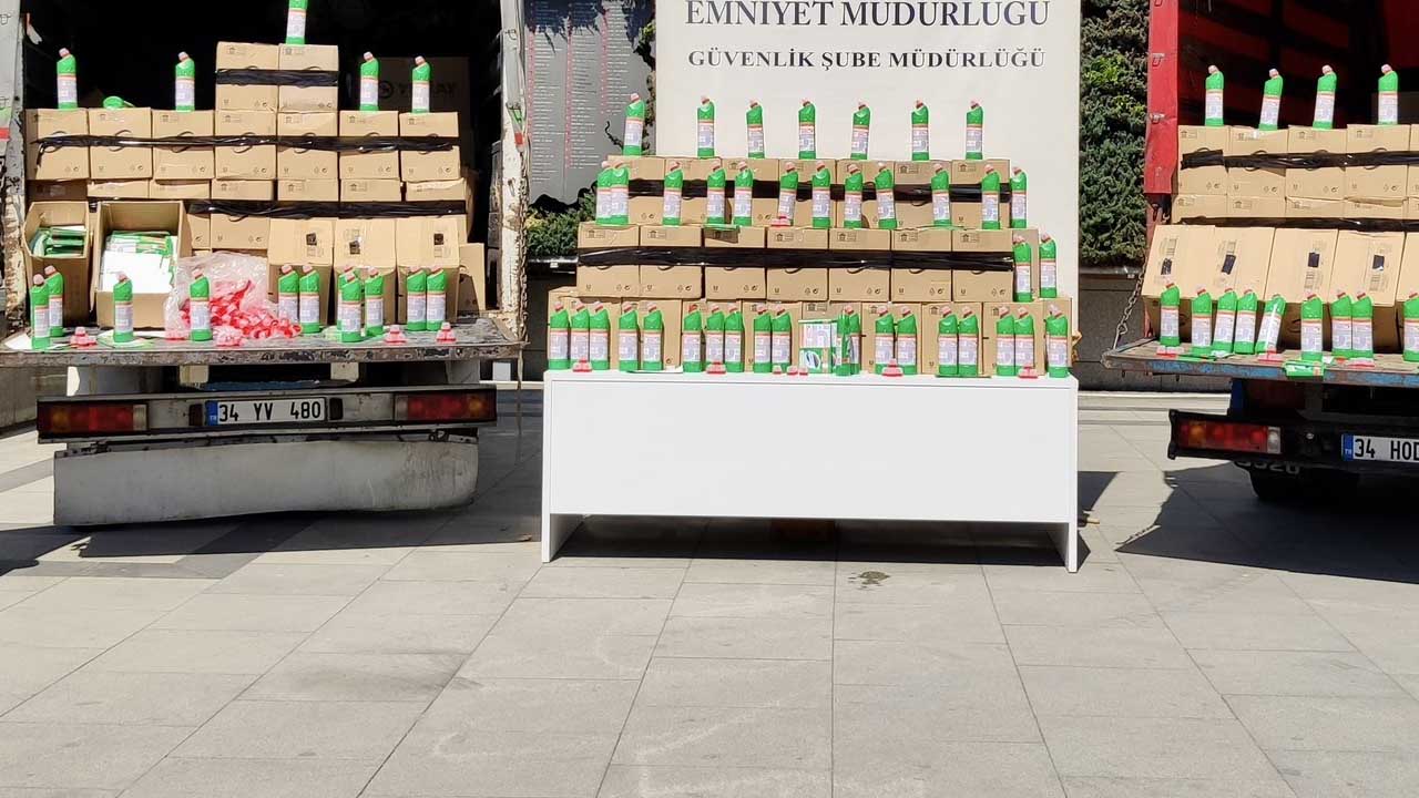 Binlerce çamaşır suyuna el konuldu: Emniyet Müdürlüğü açıkladı!