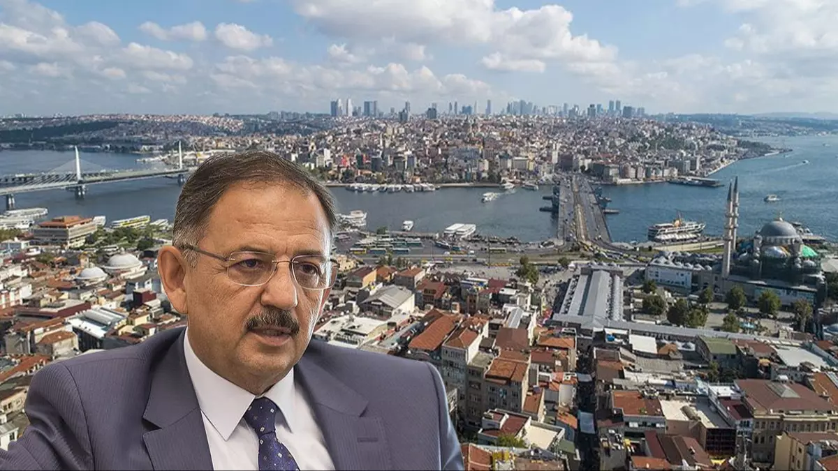 Bakan Özhaseki'den 'İstanbul'a KENTSEL DÖNÜŞÜM' atağı! Kağıthane ve Beyoğlu ilçelerini işaret etti
