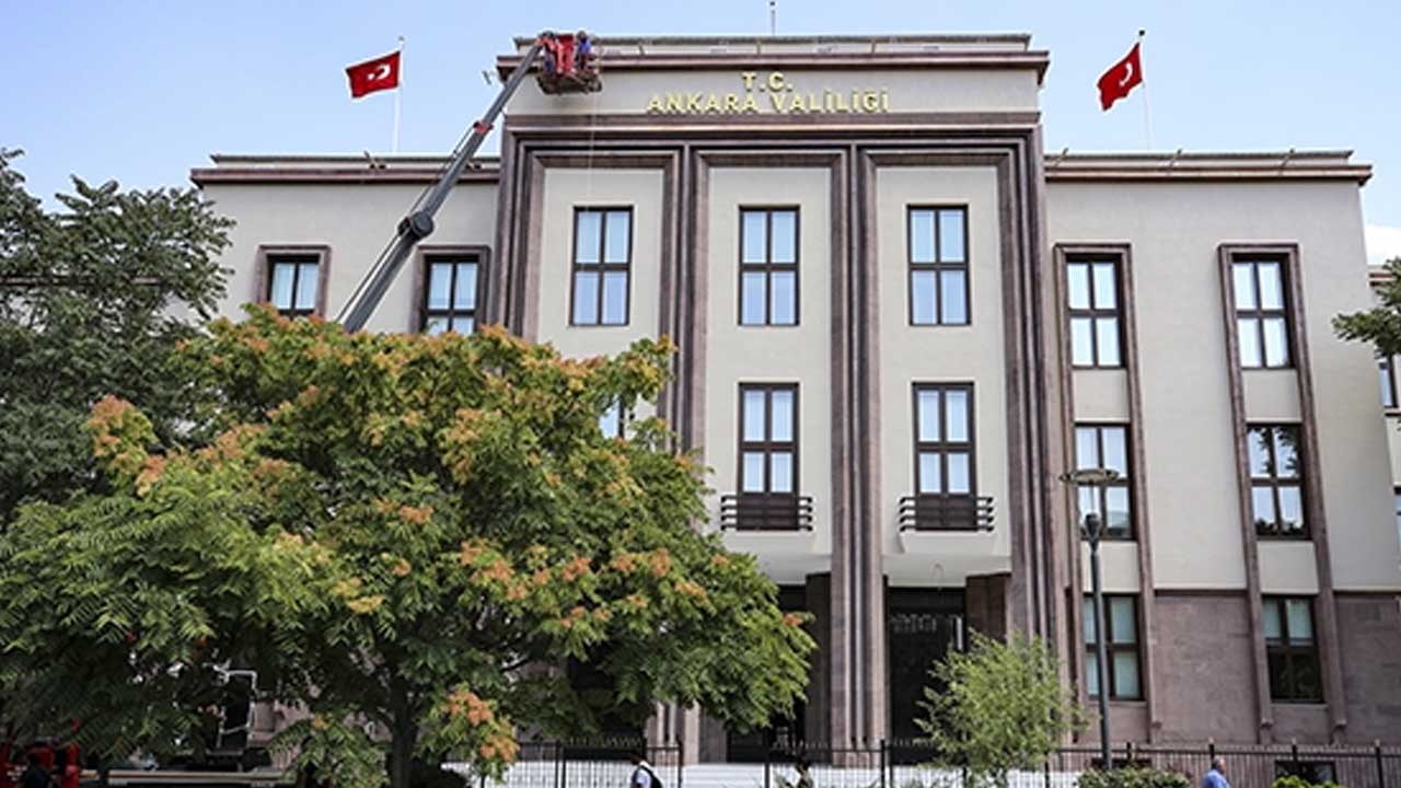 Ankara Valiliği  Pazar günü 07:00-10:00 saatleri için duyurdu: Çankaya, Keçiören ve Yenimahalle illerinde…