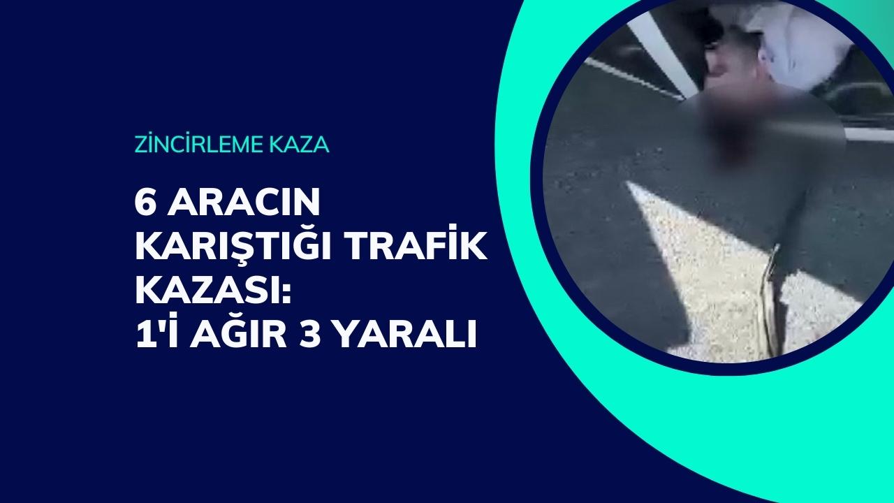 Bağcılar’da Zincirleme Trafik Kazası: 3 Yaralı