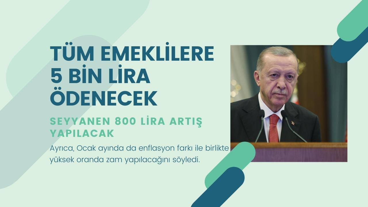 Emeklilere Cumhuriyet İkramiyesi Müjdesi! Tüm Emeklilere 5 Bin Lira Ödenecek