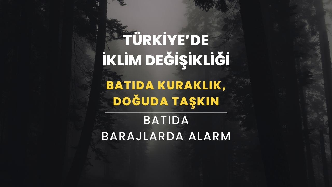Türkiye’de iklim değişikliği: Batıda kuraklık, doğuda taşkın