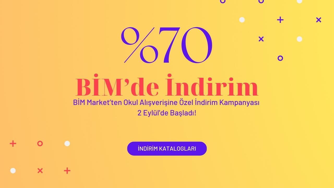 BİM Market’ten Okul Alışverişine Özel İndirim Kampanyası 2 Eylül'de Başladı!