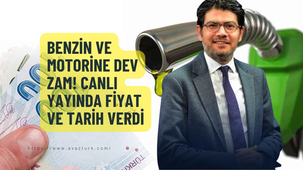 Benzin ve Motorine Dev ZAM! Oğuz Demir Canlı Yayında Fiyat ve Tarih Verdi