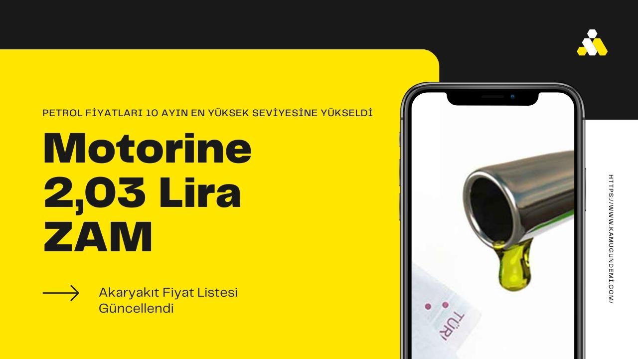 Motorine 2 Lira 3 Kuruş Zam! Akaryakıt Fiyatları Uçtu, Enflasyonla Mücadele Zora Girdi