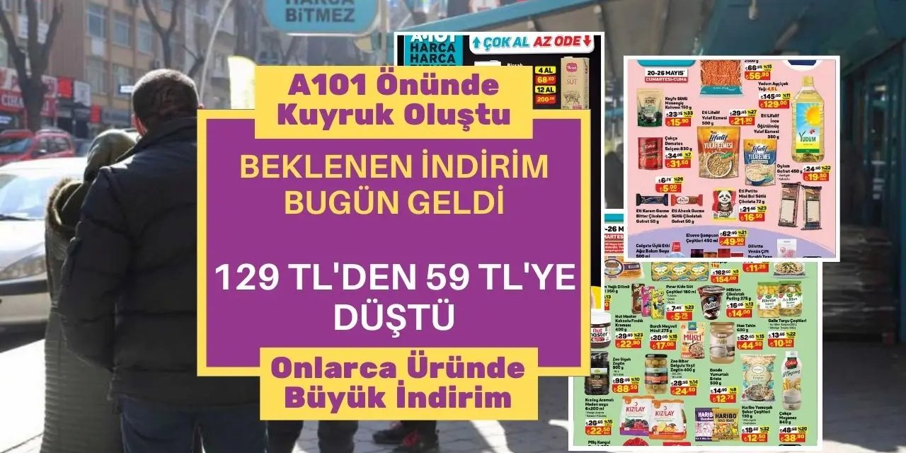 A101'in Dikkat Çekici İndirimleri: 129,90 TL'den 59 TL'ye düşen fiyatlar tüketiciyi heyecanlandırıyor!