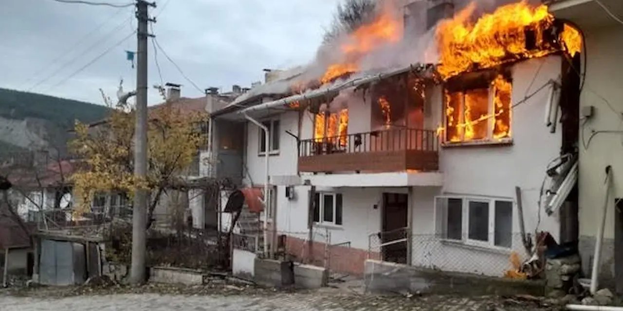 Mudurnu'da Korkutan Yangın: Mahalle Sakinleri Endişeli